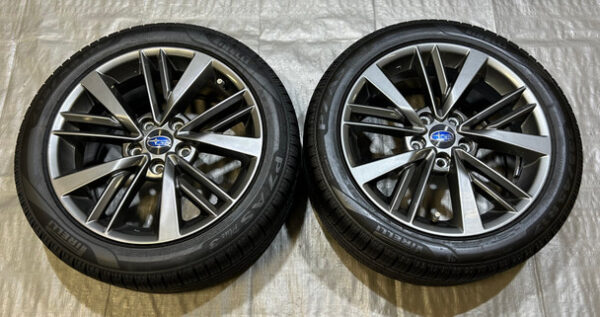 IMG_1679__04634 2022-2023 Subaru WRX 17" Wheels Rims w/ Tires / Pair / OEM / SW005