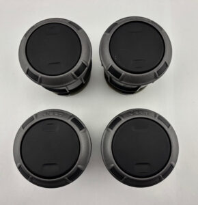 2011-2018 Jeep Wrangler JK Interior AC Vents / Set of 4 / Gray / 72K JK017