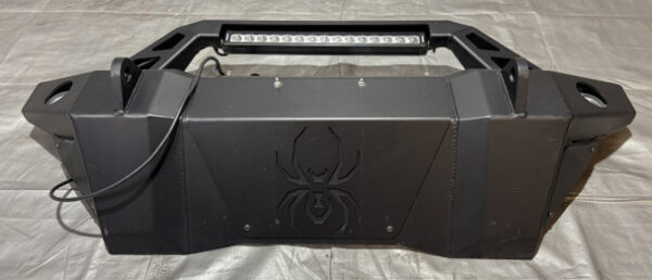 IMG_7379__00791 2020-2024 Jeep Gladiator Black Widow Steel Front Bumper Beam w/ 20" Light Bar / JT003
