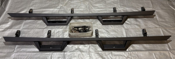 IMG_7407__59041 2020-2024 Jeep Gladiator JT Black Widow Aftermarket Side Steps / Rock Rails / Pair / USED / JT003