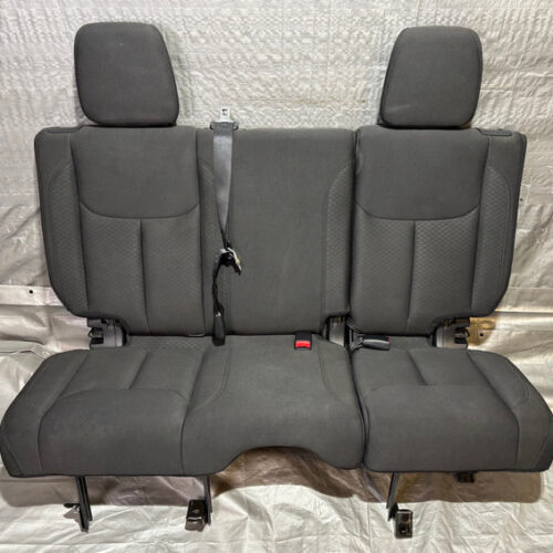 IMG_7819__98377 2013-2018 Jeep Wrangler JK Unlimited 4DR Black Cloth 60/40 Rear Seat Set / JK017