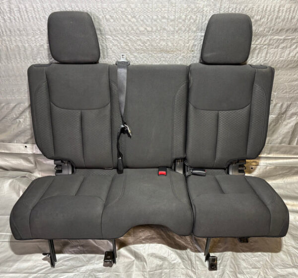 IMG_7819__98377 2013-2018 Jeep Wrangler JK Unlimited 4DR Black Cloth 60/40 Rear Seat Set / JK017